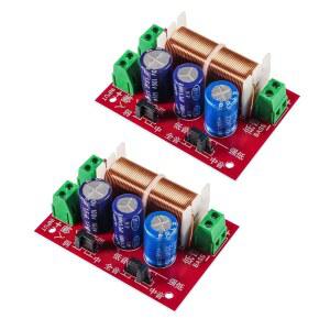 DIANN 2pcs 400W 조절 가능한 멀티 스피커 트레블 / 베이스 2 유닛 오디오 주파수 분배기 2방향 크로스오버 필터