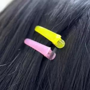 핑컬핀 앞머리핀 헤어클립 집게핀 옆머리 고정 3.5cm