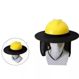 안전모썬캡 간편착용 블랙 안전모 헬맷 햇빛가리개 챙모자형