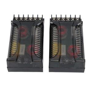 자동차 오디오 주파수 분배기, 2개의 12V 범용 2방향 크로스오버 과전류 스피커 분배기