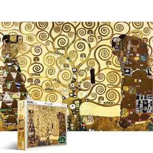 유명퍼즐 1000피스 클림트의 생명의 나무 직소퍼즐 PL1175
