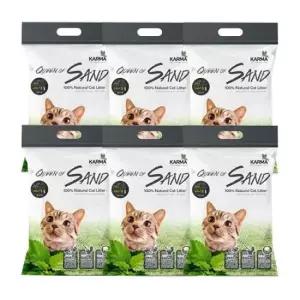 고양이모래 퀸오브샌드 고양이 냥이 두부 모래 7L(숯)(6개)