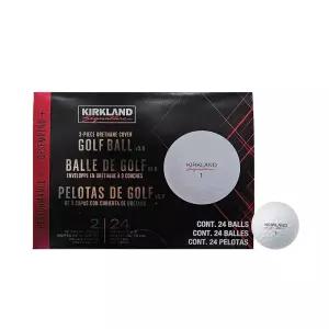우레탄 커버 ３피스 골프공24개 저 압축 고탄성 비거리 향상 커클랜드 시그니춰 시그니처