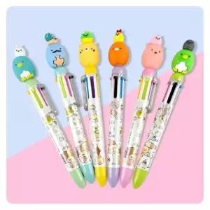 [문구] 만들기대장 캐릭터 6색 볼펜 랜덤발송 4EA