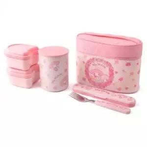 보온도시락 마이멜로디 플라워리스 560ml 스텐 스케이 도시락