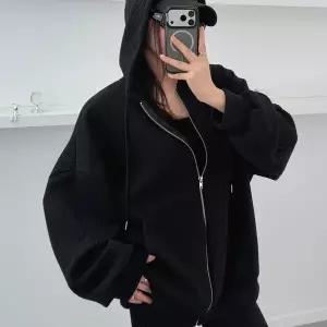 [하프클럽/]여자 쓰리피스 나시 박시 봄후드집업 부츠컷팬츠 세트