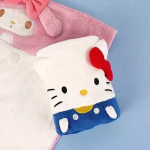 스토어-소유 헬로키티 헤어드라이 타월 머리수건 일상타월