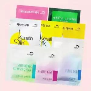 꽃을든남자 일회용 세면도구 100개 폼 샴푸 린스 바디 워시 로션 청 등 4622077