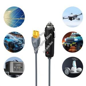 드론 액세서리 XT60 차량용 충전 케이블 라이터 장치 전력 변환기 케이블-AB09