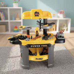 유닛키즈 공구놀이세트 디럭스 테이블 전동드릴 망치 드라이버 조립 U008-912