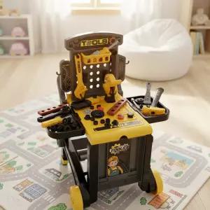 유닛키즈 디럭스카트 공구놀이 세트 목공 직업놀이 수리 도구모형 조립 장난감 어린이 남아