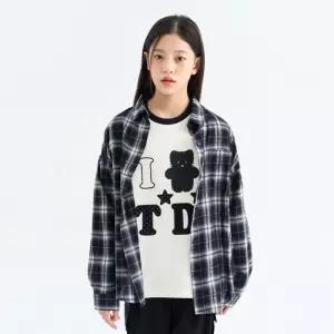 더데이걸 HC37 코디 체크 셔츠 THE DAY GIRLS 여아 주니어 아동복 TGBW26S01
