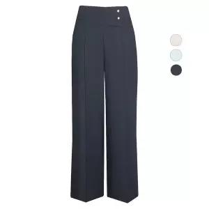 [하프클럽/비비드시크릿가너]여성 스테이 버튼 스트레이트 봄가을 정장 팬