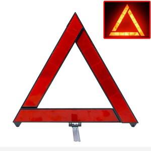 차량용 삼각 빨간색 반사 삼각대 비상 고장 경고 스티커 안전 위험 접이식 정지 신호 액세서리