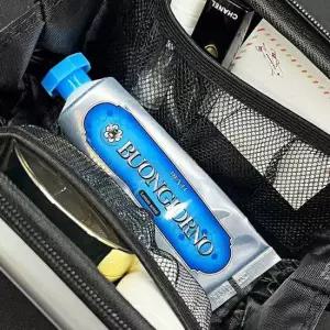 여행용 미니 하드캐리어 파우치 가방 실버 파우치 캐리어