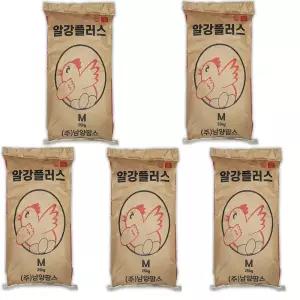 닭사료 알강플러스 25kgx5개 닭먹이 닭모이 청계 오골계 백봉 토종닭