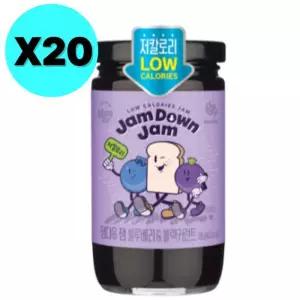 복음자리 잼잼 블루베리 블.랙커런트 쨈 225g X 20