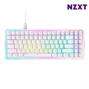 NZXT 유선 게이밍 키보드 MINI TKL 패리트 트리거 타건감 화이트