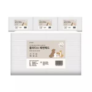 플리다스 강아지 화장실 패드 배변 용품 소형 37g 60매 X 4개