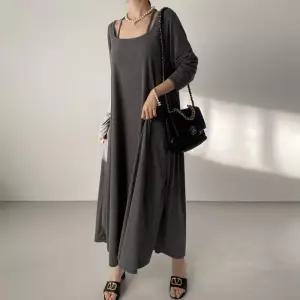 빅사이즈 603 여리홀터넥찰랑원피스 DRAX456