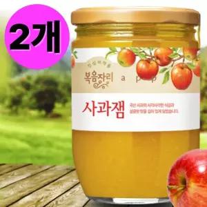 복음자리 국산 사과잼 대용량 620g X 2개 선물 답례품
