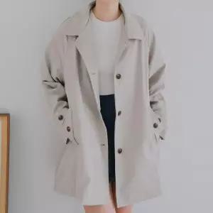 빅사이즈 603 프라하숏트렌치자켓 DLYX423