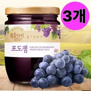복음자리 국산 포도잼 과일잼 370g X 3개 브런치 간식