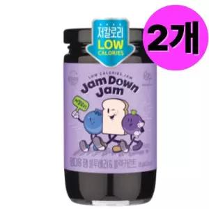 복음자리 잼잼 블루베리 블.랙커런트 쨈 225g X2개