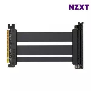 NZXT 그래픽카드 수직장착 PCIe 4.0x16 Riser Cable 200mm 블.랙