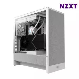 NZXT PC케이스 미들타워 쿨링 공기 H5 FLOW V2 화이트