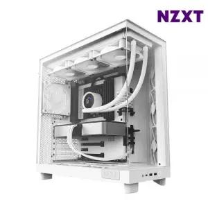 NZXT 미들타워케이스 PC케이스 컴퓨터 공기 H6 FLOW 화이트