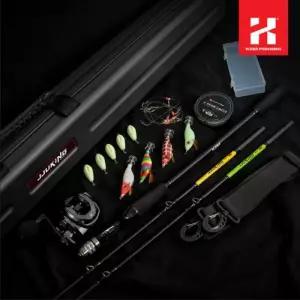 카즈미 낚시세트 쭈킹 올인원 낚시대 쭈꾸미 갑오징어 가방