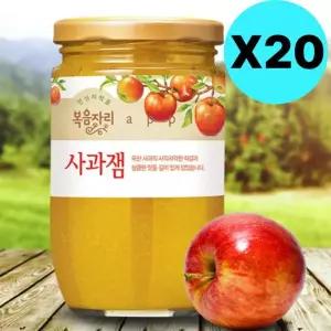 복음자리 사과잼 대용량 480g X 20개 업소용 과일잼