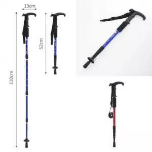 4단 접이식 등산지팡이 T자형 접이식 등산스틱 등산스틱