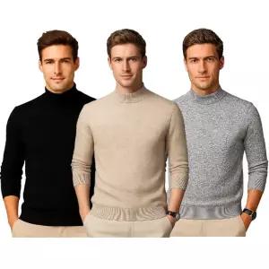 리부 목폴라 반목티 목티목폴라티 니트티셔츠 폴라티 목폴라니트 반폴라 회색니트 남자정장니트