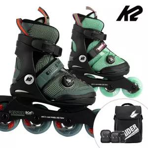 [케이투스케이트]K2 인라인 스케이트 에디 루미 보아+가방+보호대 아동 어린이 유아인라인 아동용 신발...