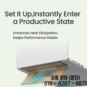 13인치 이상 노트북 컴퓨터 스탠드용 Nillkin 접이식 휴대용 다각도 조절 고탄소강 브래킷 미끄럼 방지