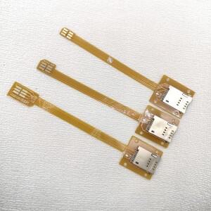 표준 2FF Sim 카드 변환기 FPC FFC 연장 케이블-Nano 4FF 마이크로 3FF Usim 어댑터