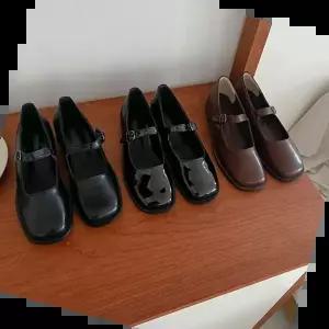 편한플랫슈즈 메리제인 플랫슈즈 에나멜 여성 단화 구두 데일리슈즈