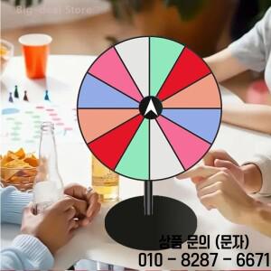 M 1개 아크릴 컬러 룰렛 휠 테이블탑 경품 드라이 이레이즈 스핀 스피너 게임 헤비 듀티 편집 가능한