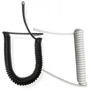 PU 스프링 와이어 연장 코일 케이블 전기 자동차 기관차 연결 고탄성 텔레스코픽 나선형