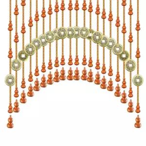 식당 중국집발 비즈발 가림막 대나무발 업소용 매장 중문커튼 칸막이 울타리 인테리어