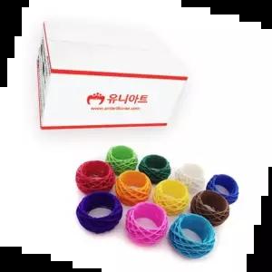 유니아트 칼라지끈 1박스 - 51802 40개