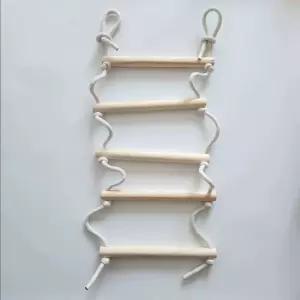 줄사다리 원목 실내 방문 매달리기 문틀밧줄 그네 어린이집 로프 교구 가정용 문틀 놀이기구