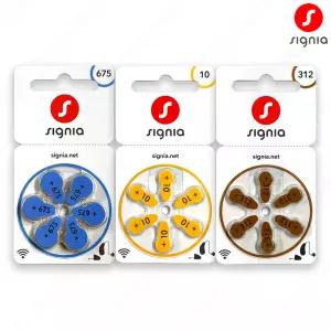 시그니아 보청기 배터리 밧데리 10A 312A 675A 6알 1개