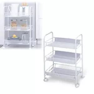 이동식 트롤리 정리 선반 주방 베란다 바퀴 트레이-WD44E7F