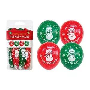 크리스마스 케이스풍선 크리스마스눈사람 파티 장식-WD44B8B