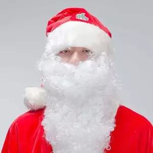 산타 흰수염(대) 크리스마스 성탄절 산타복 소품-WD43D49