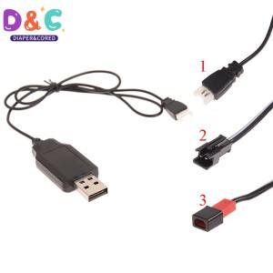 RC 헬리콥터 쿼드콥터 장난감용 USB 충전기 Sm-2p Jst Xh2.45 X5 3.7V 배터리