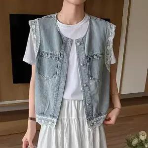 [하프클럽/몽벨리즈]아엘레이스데님조끼 mde2302792